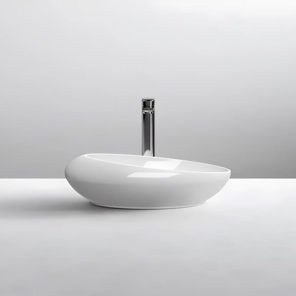 Hudson Reed Vessel Countertop Basin 490mm Wide 0 Tap Hole - Image 2