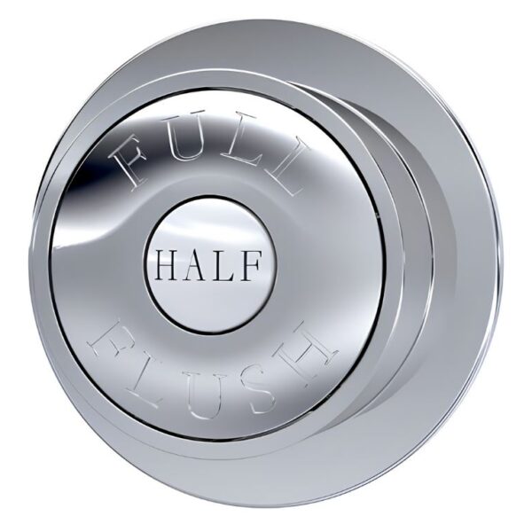 Hudson Reed Traditional Round Dual Flush Push Button Chrome