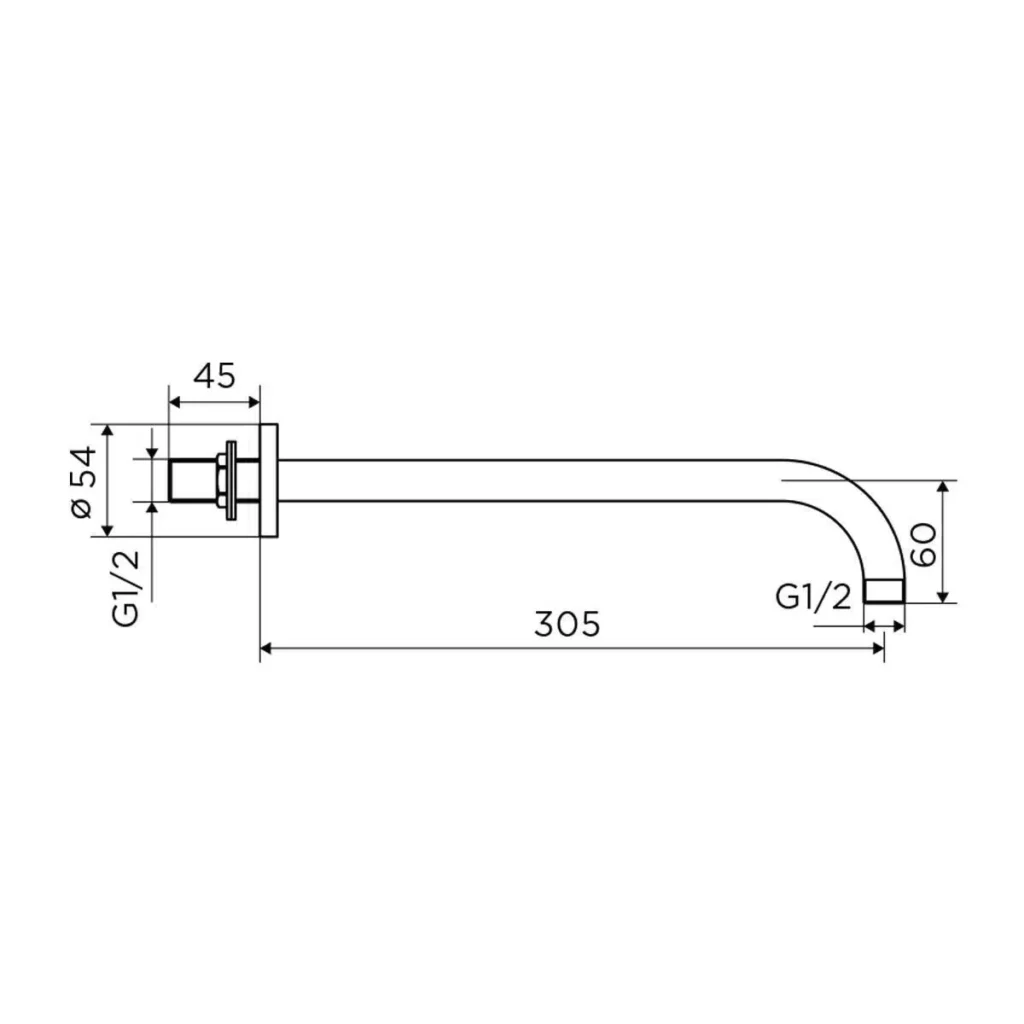Brushed Brass Concealed Valve Package – Round - Image 4