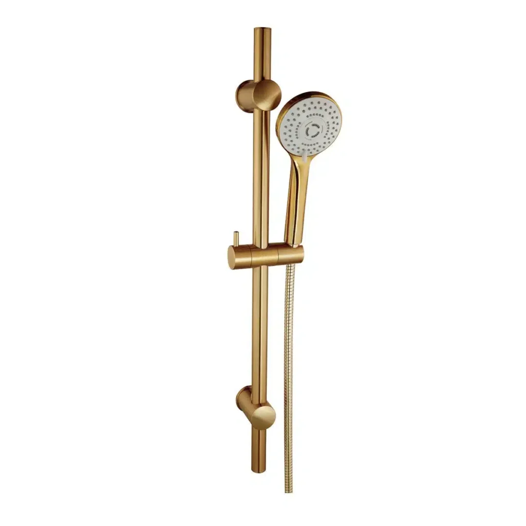 Brushed Brass Concealed Valve With Slide Rail - Image 2