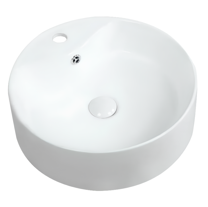 Kartell Karlo 460mm Round Countertop Basin 1TH