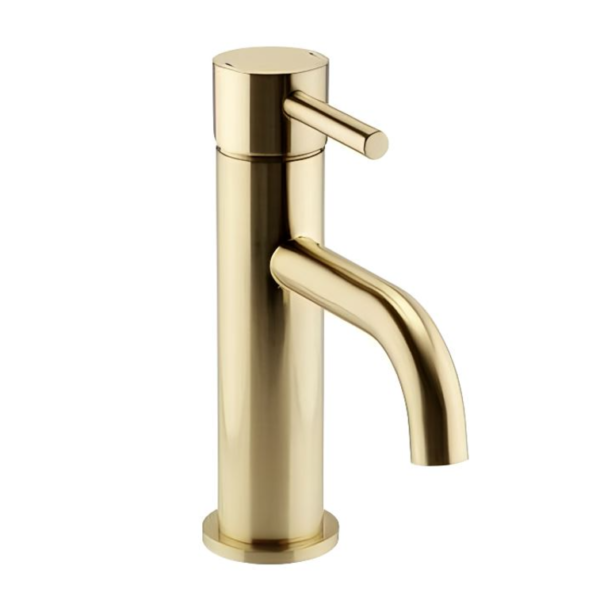 Kartell Ottone Mono Basin  Mixer - Brushed Brass