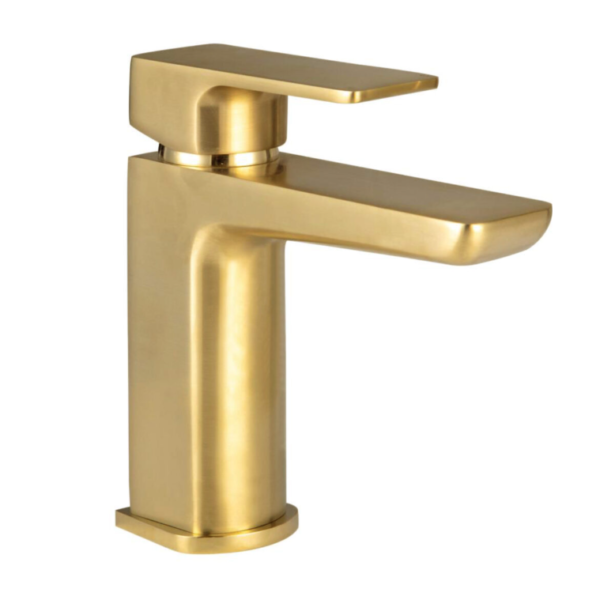 Sognare Muro Basin Mono Tap & Waste - Brushed Brass