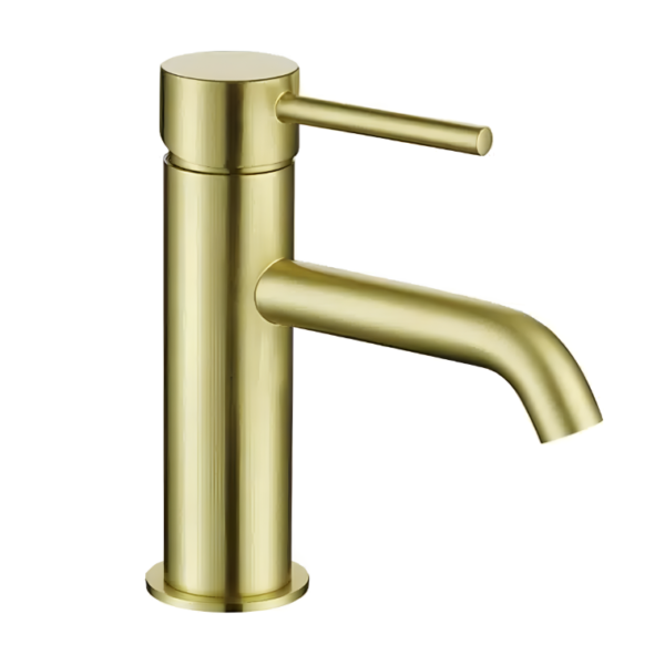 Studio G Cold Start Mono Basin Mixer Tap & Waste - Brushed Brass