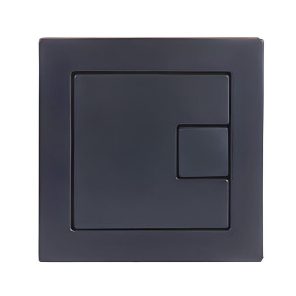 Tavistock Square Dual Flush Button - Black