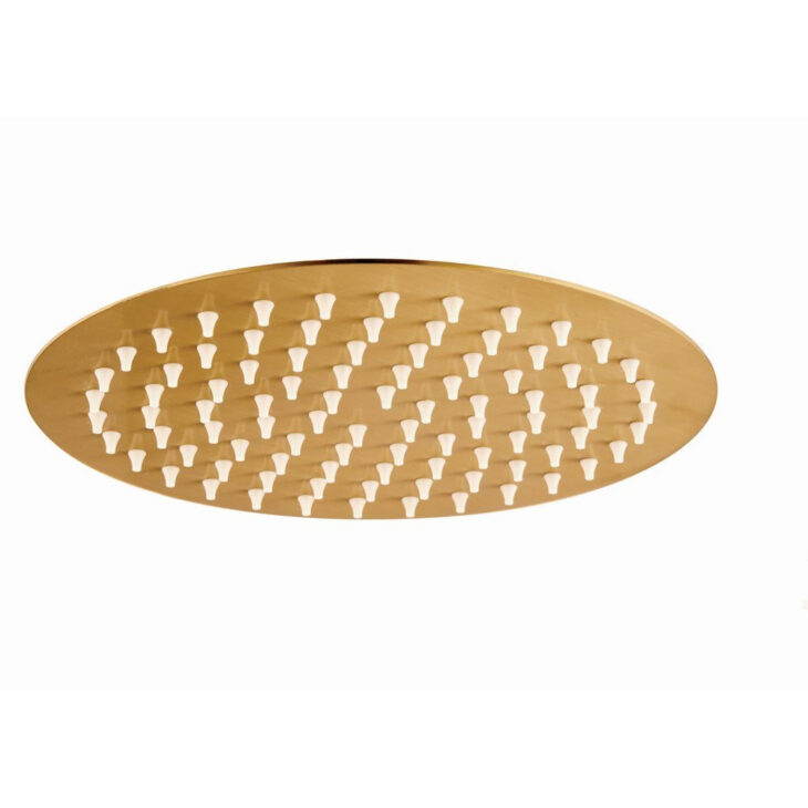 Brushed Brass Concealed Valve Package – Round - Image 7