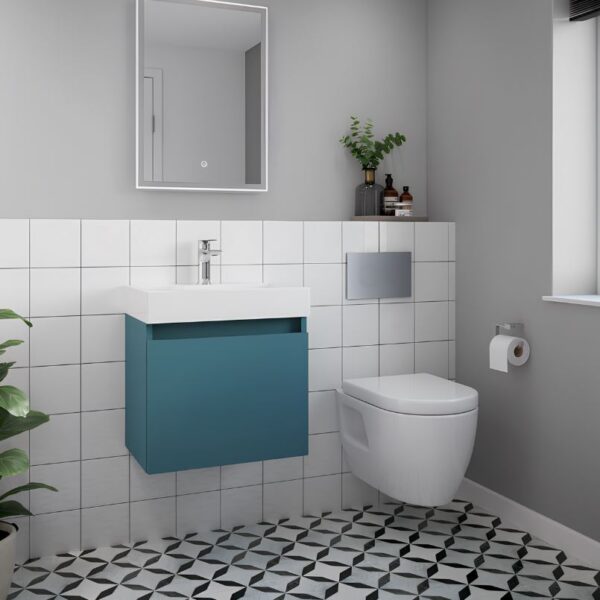 Nuie Provost White Round Wall Hung Pan & Soft Close Seat - Image 2