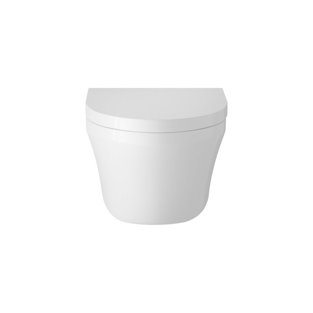 Hudson Reed Luna Wall Hung Toilet Pan and Soft Close Toilet Seat - Image 3