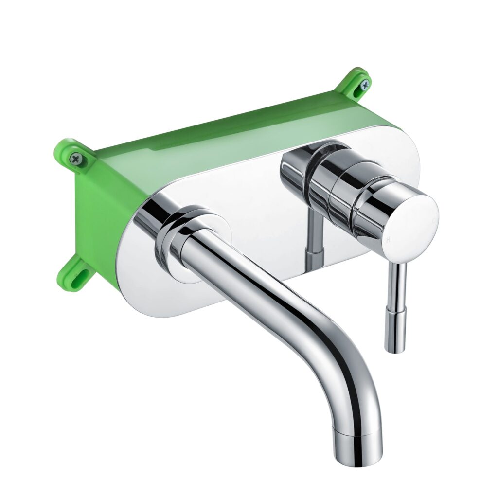 Premier Wall Mounted Basin Mixer with EZ box - Chrome