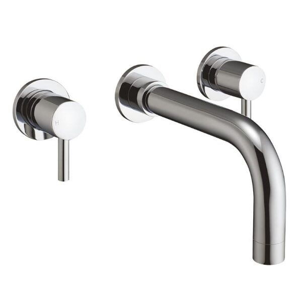 Premier Wall Mounted Basin Mixer - Chrome