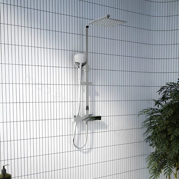 VitrA Aquaheat Bliss S 230 Thermostatic Shower Column - Image 2