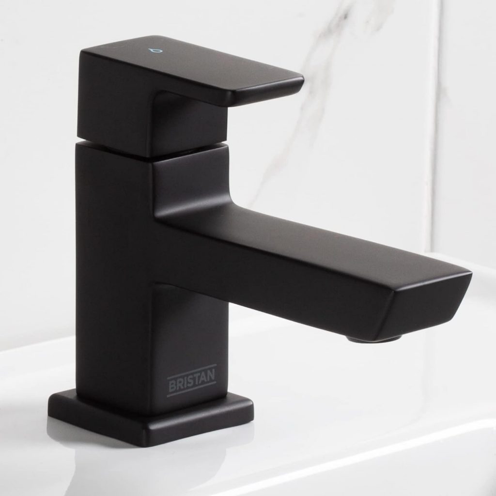 Bristan Cobalt Basin Pillar Taps (COB 1/2 BLK) - Matt Black - Image 4