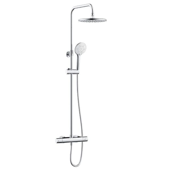 Bristan Buzz Chrome Finish Rigid Riser Bar Mixer