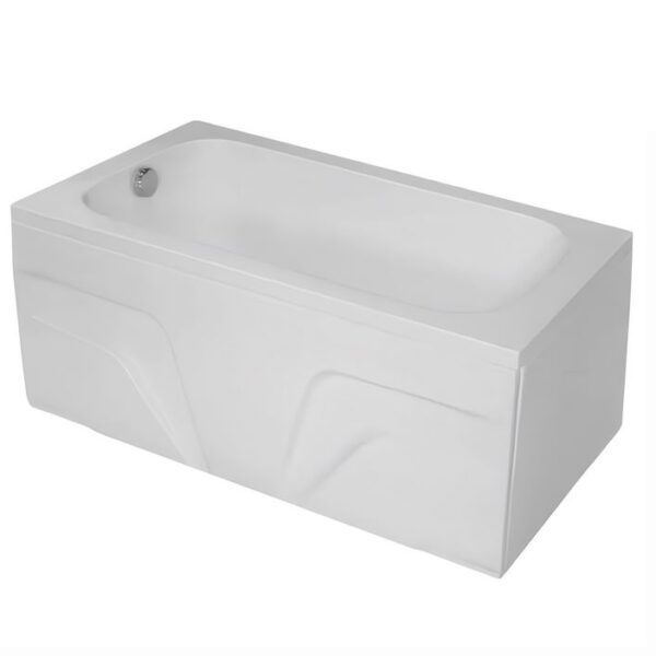 1200 x 700mm Round Space Saving Single Bath