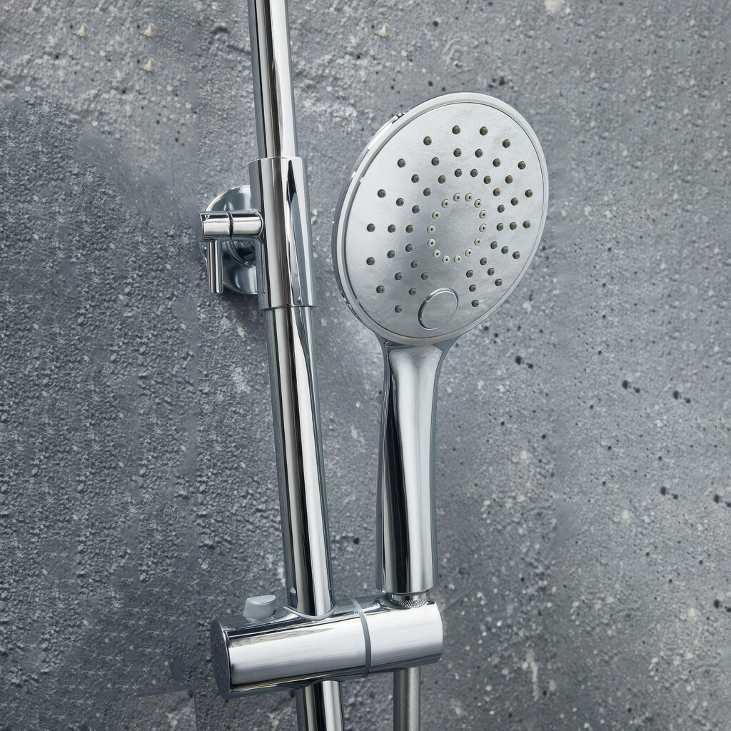 Messi Round Cool Touch Rigid Riser Shower - Image 4