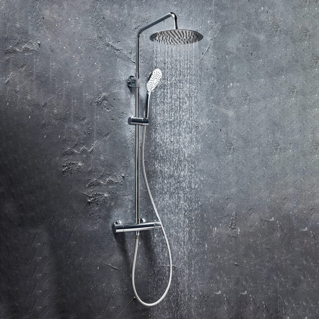 Messi Round Cool Touch Rigid Riser Shower - Image 2