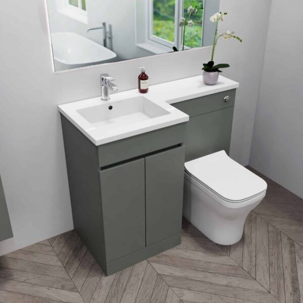 Reed Green Combination Furniture - L Shape With Tall Unit Option - Image 2