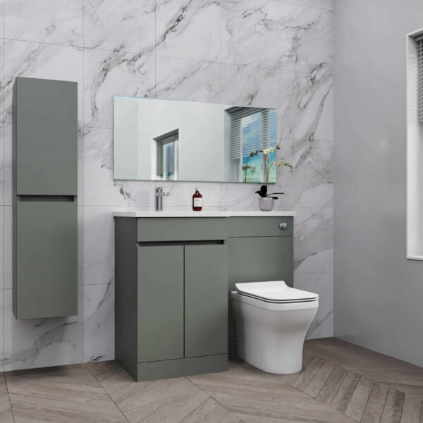 Reed Green Combination Furniture - L Shape With Tall Unit Option - Image 3