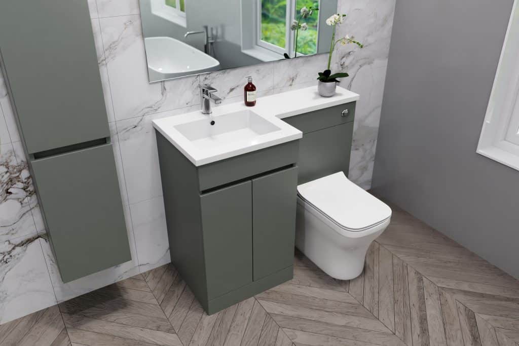 Reed Green Combination Furniture - L Shape With Tall Unit Option - Image 4