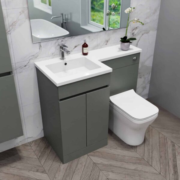 Reed Green Combination Furniture - L Shape With Tall Unit Option - Image 4