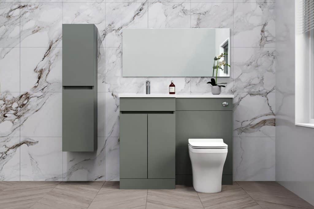 Reed Green Combination Furniture - L Shape With Tall Unit Option - Image 5