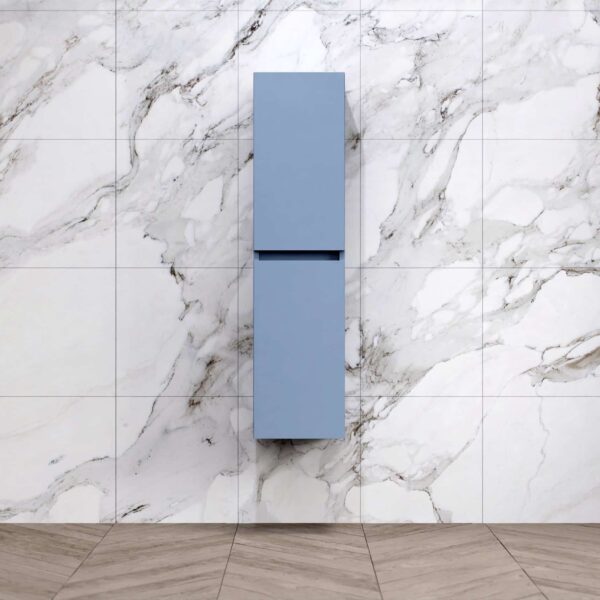 Demin Blue Combination Furniture - L Shape With Tall Unit Option - Image 9