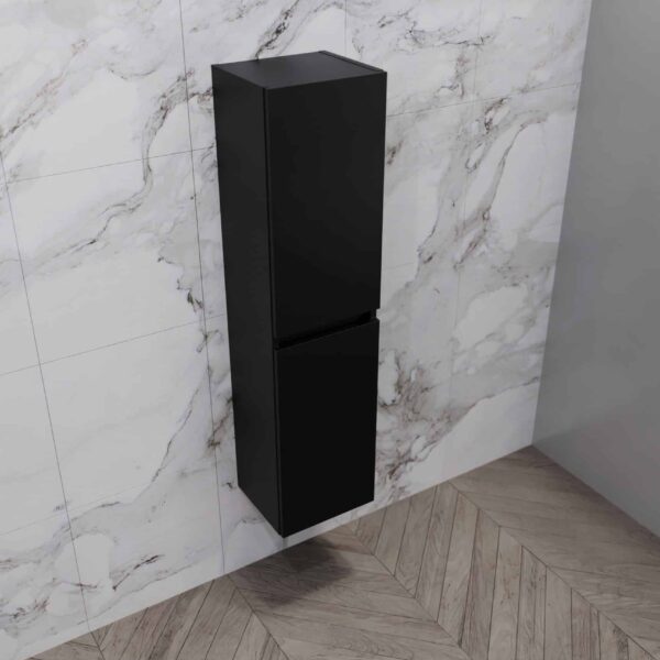 Matt Black Combination Unit - L Shape With Tall Unit Option - Image 2