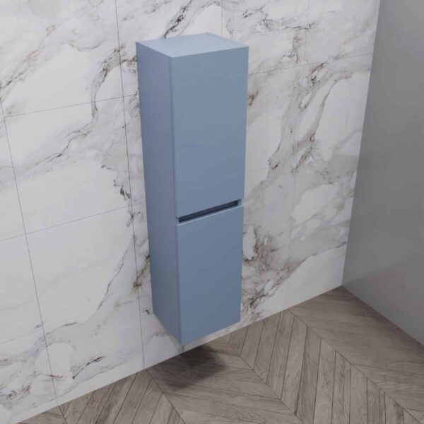 Demin Blue Combination Furniture - L Shape With Tall Unit Option - Image 8