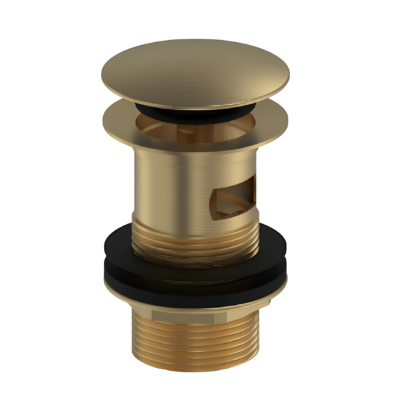 Bristan Saffron Eco Start Mini Basin Mixer - Brushed Brass - Image 3