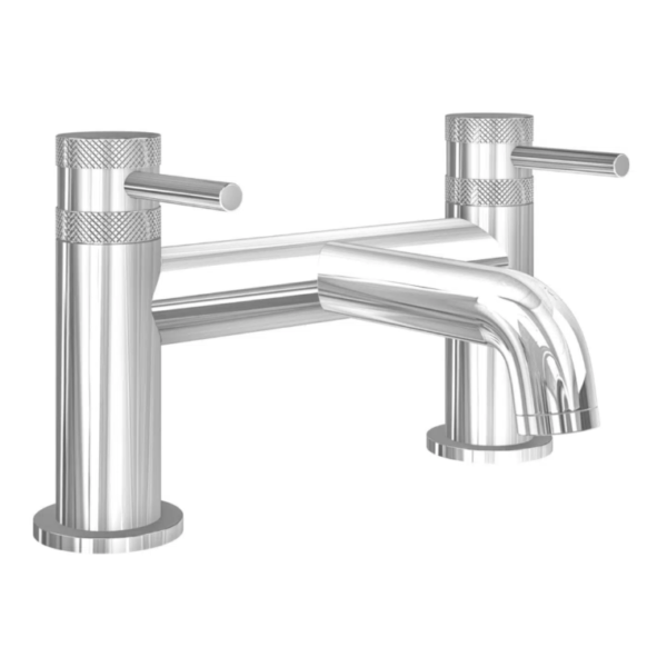 Sognare Core Round Style Bath Filler Tap & Screw Head - Chrome