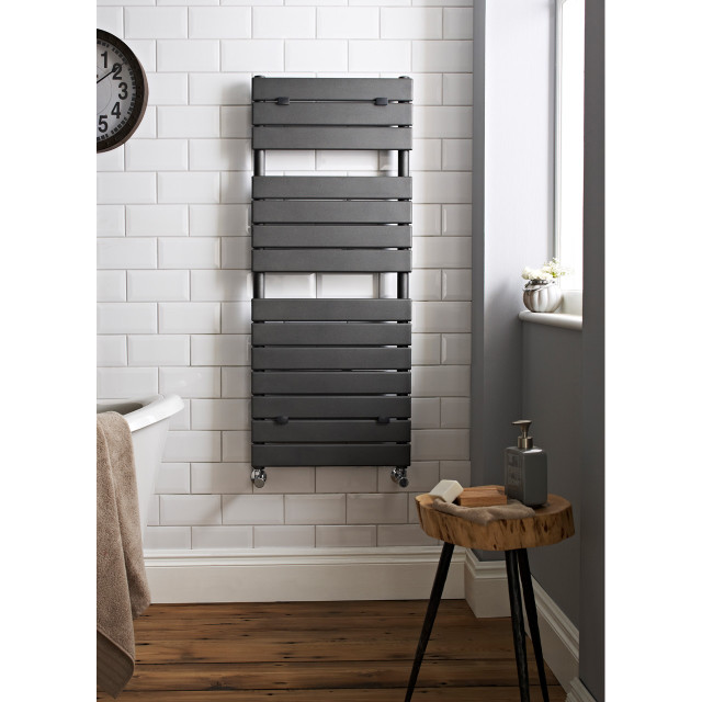 Hudson Reed Flat Panel Radiator 1213mm x 500mm - Anthracite - Image 3
