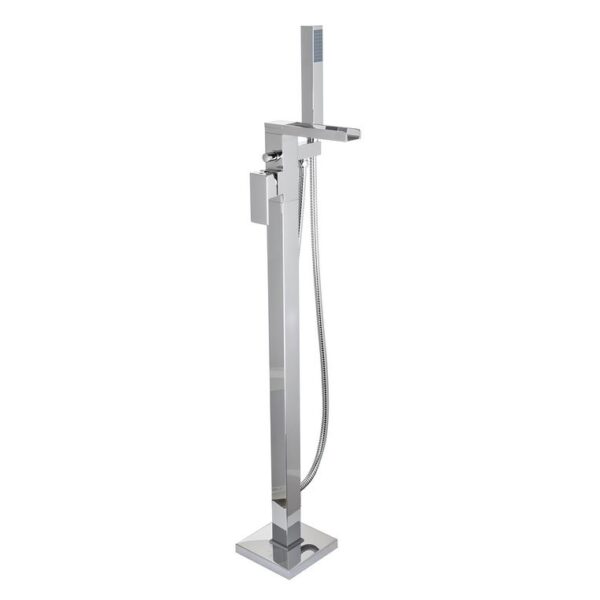 Alvoro Waterfall Soho Freestanding Bath Shower Mixer Z88 - Chrome