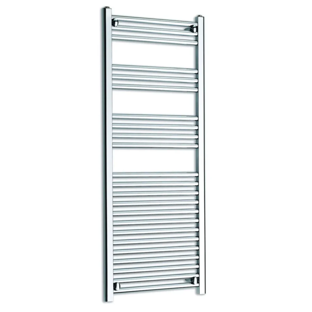 K-Rad Straight Heated Towel Rail 400mm Chrome - 4 Size's - Image 2