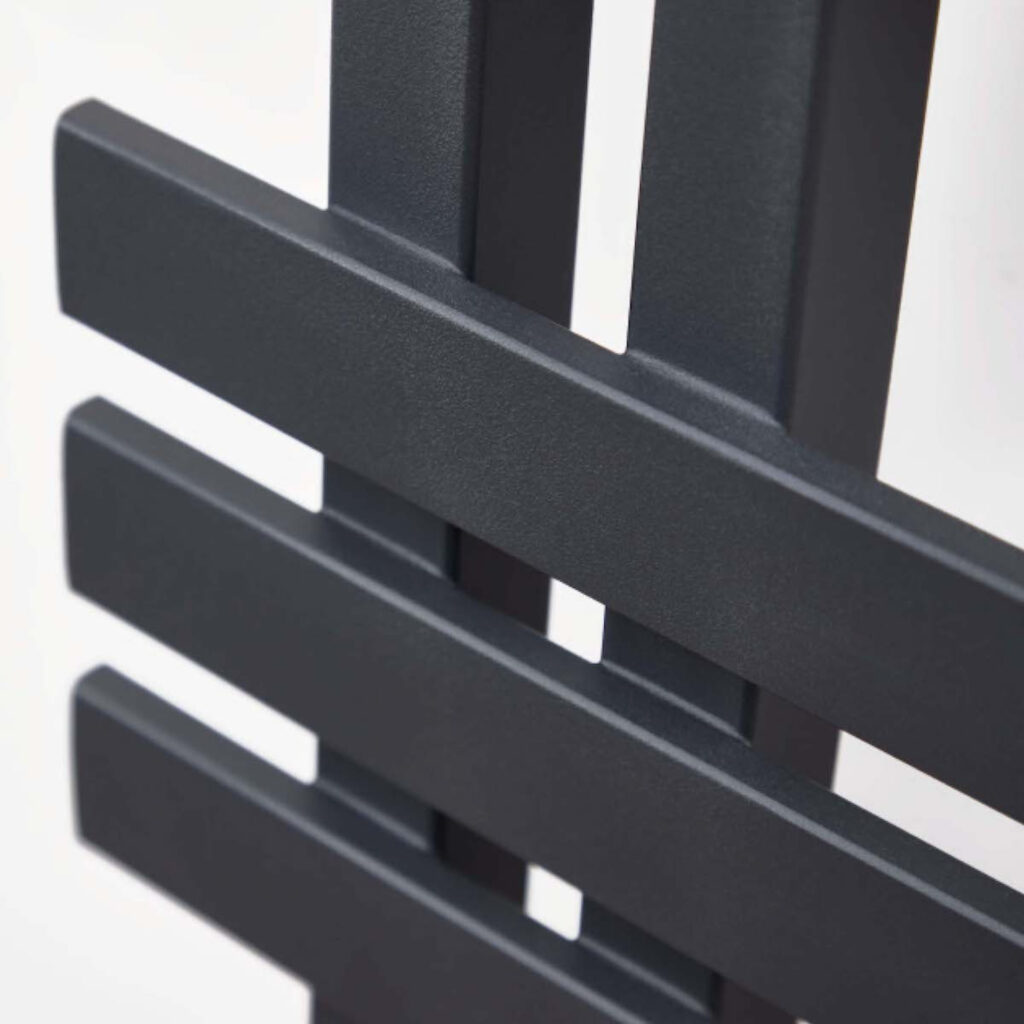 Eleanor Towel Radiator 3 Sizes - Anthracite - Image 2