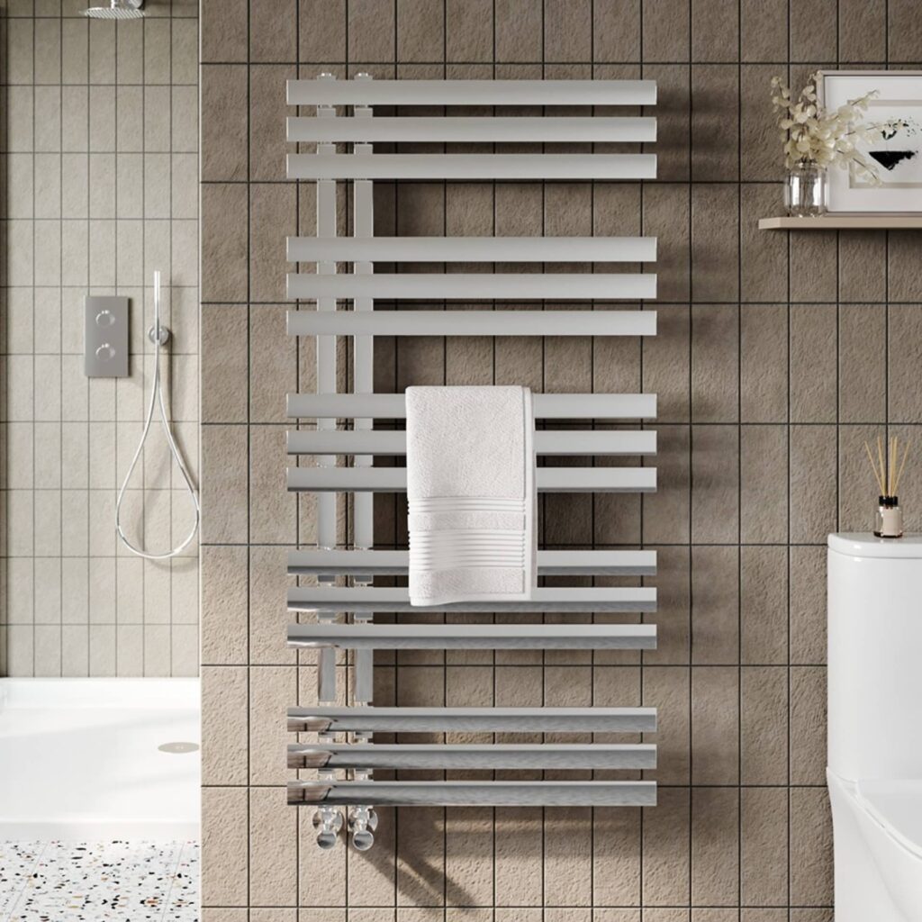Eleanor Towel Radiator - 2 Sizes - Chrome - Image 5