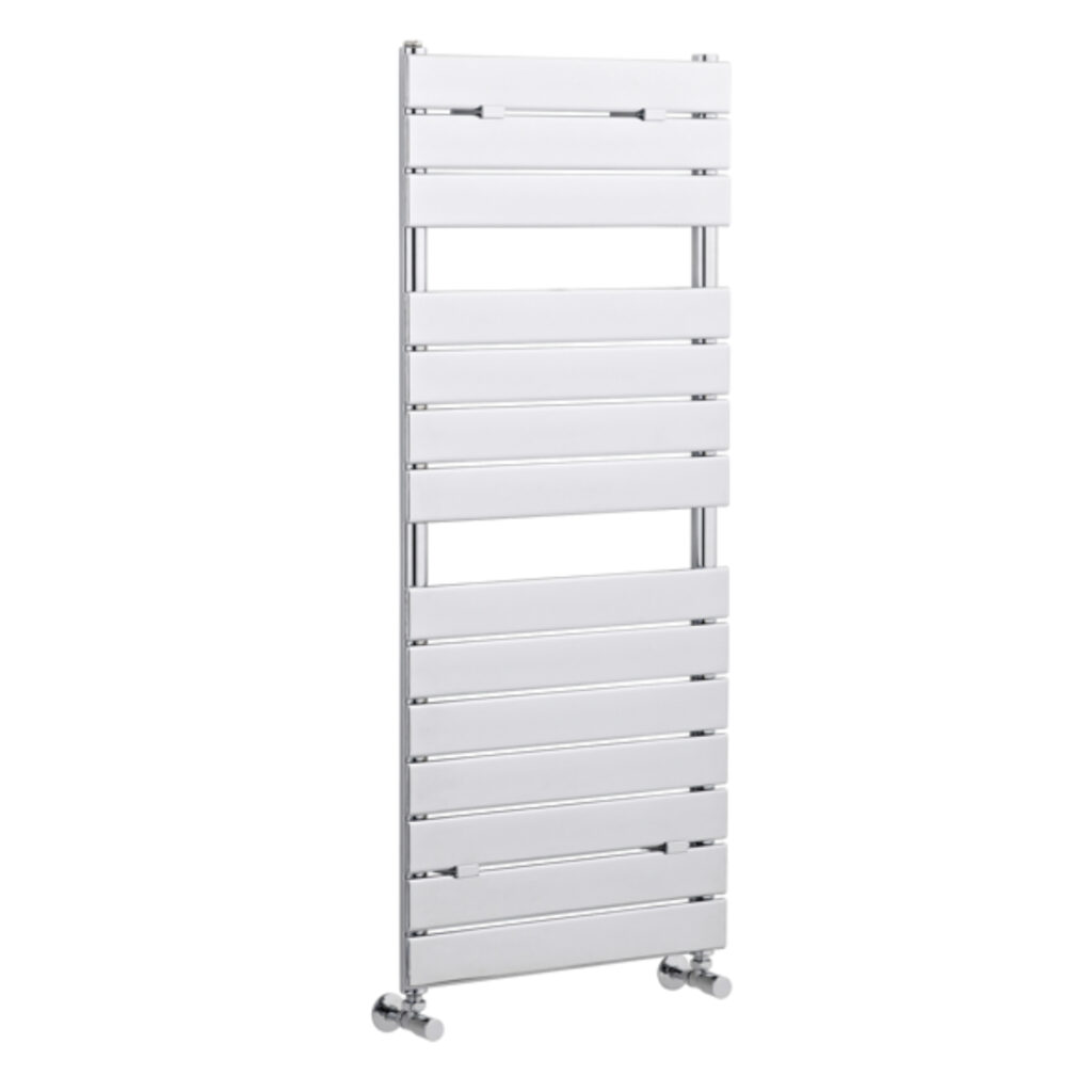 ​Hudson Reed Flat Panel Designer Towel Rail 1213 x 500mm - Chrome