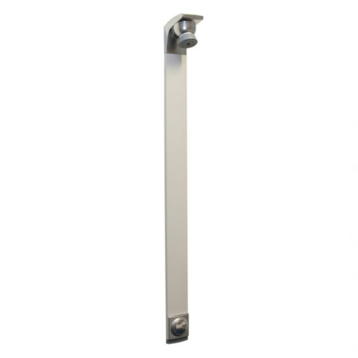 Bristan Timed Flow Shower Panel with Adjustable Head - Chrome/Satin
