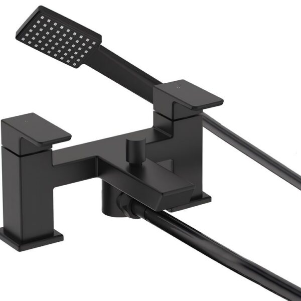 Bristan Cobalt Bath Shower Mixer Tap Pillar Mounted - Black