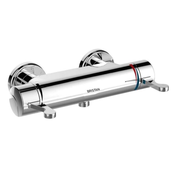 Bristan Opac Exposed Thermostatic Chrome Bar Shower Valve