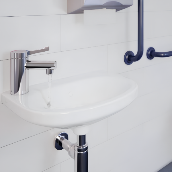 Bristan Solo2 Basin Mixer Tap with Short Lever - Chrome - Image 2