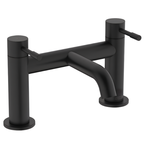 Bristan Mila Bath Filler Tap Pillar Mounted - Black