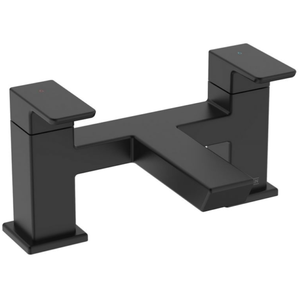 Bristan Cobalt Bath Filler Tap Pillar Mounted - Black