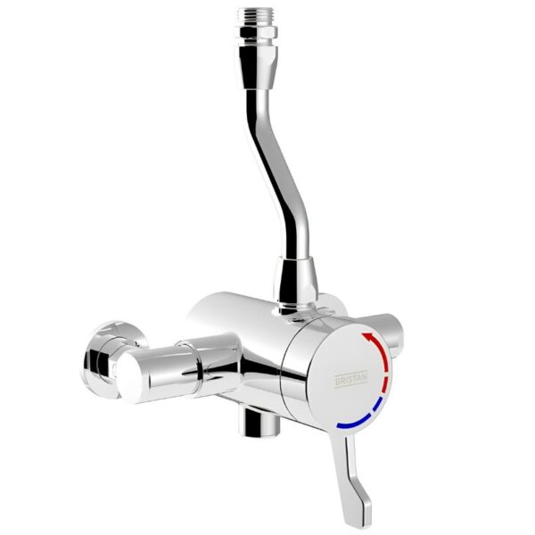 Bristan Opac Thermostatic Exposed Shower Valve - Chrome