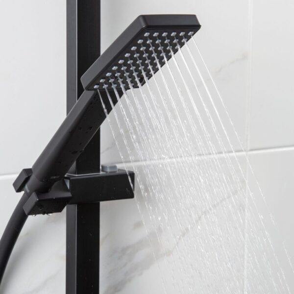 Bristan Craze Bar Mixer Shower with Shower Rigid Riser Kit - Black - Image 4