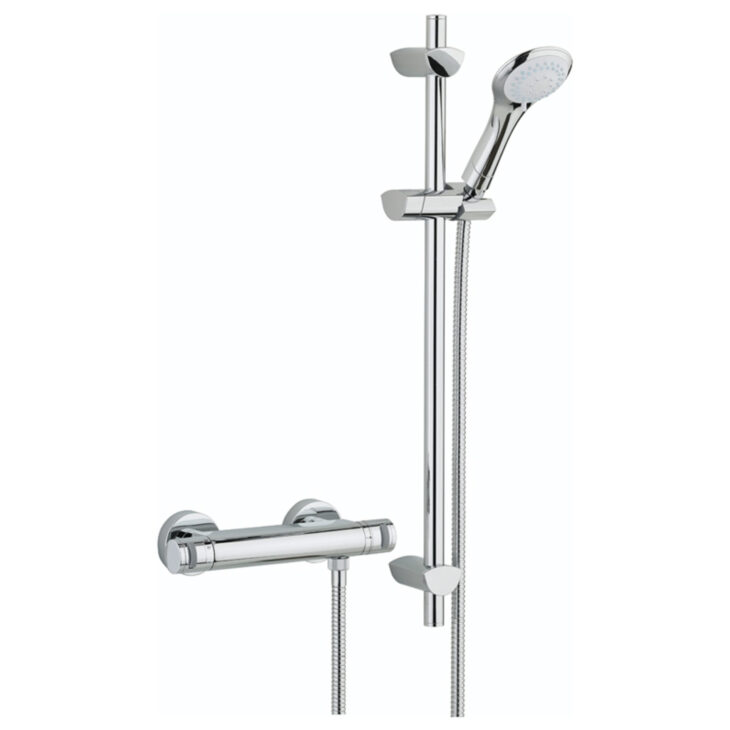 Bristan Artisan Thermostatic Bar with Multi Function Handset - Chrome