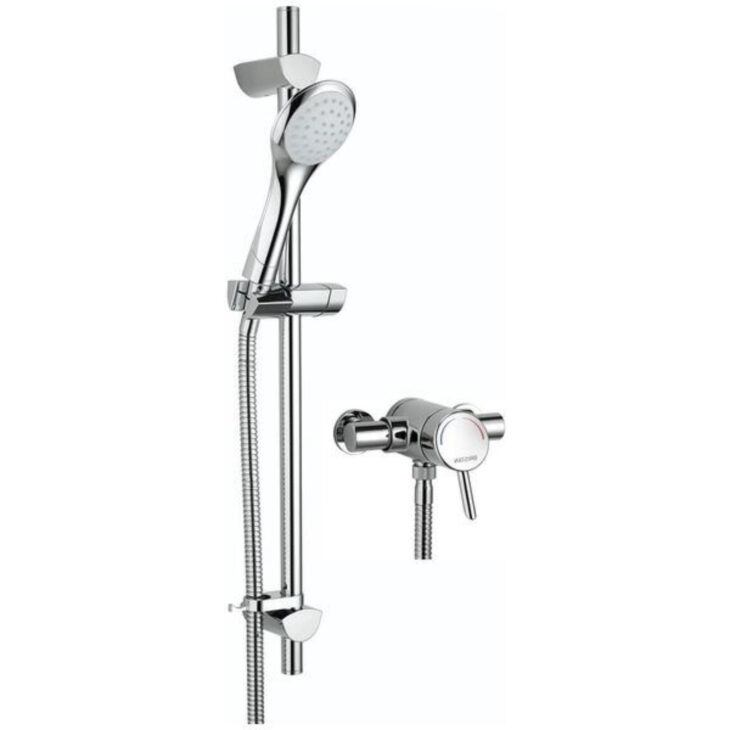 Bristan Acute Thermostatic Shower Valve With Adjustable Riser Rail