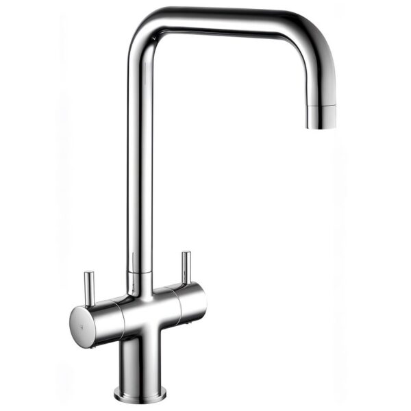 Kitchen Sink Mixer Tap Deck Mounted - Polished Chrome