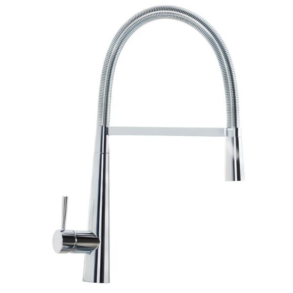 Spring Pull Out Kitchen Mixer Tap - Chrome