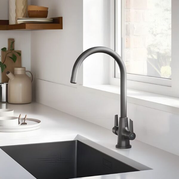 Bristan Echo Easyfit Mono Sink Mixer - Gun Metal - Image 2