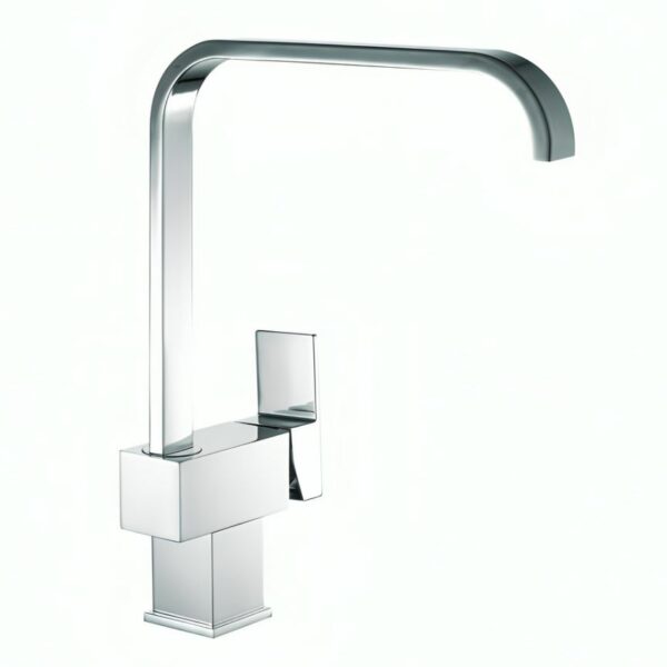 Mono Square Kitchen Sink Mixer Tap With Single Handle - Chrome